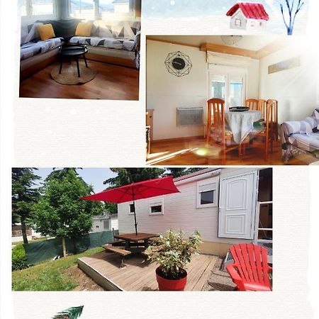Mobil Home Dans Camping Saillagouse Eksteriør bilde